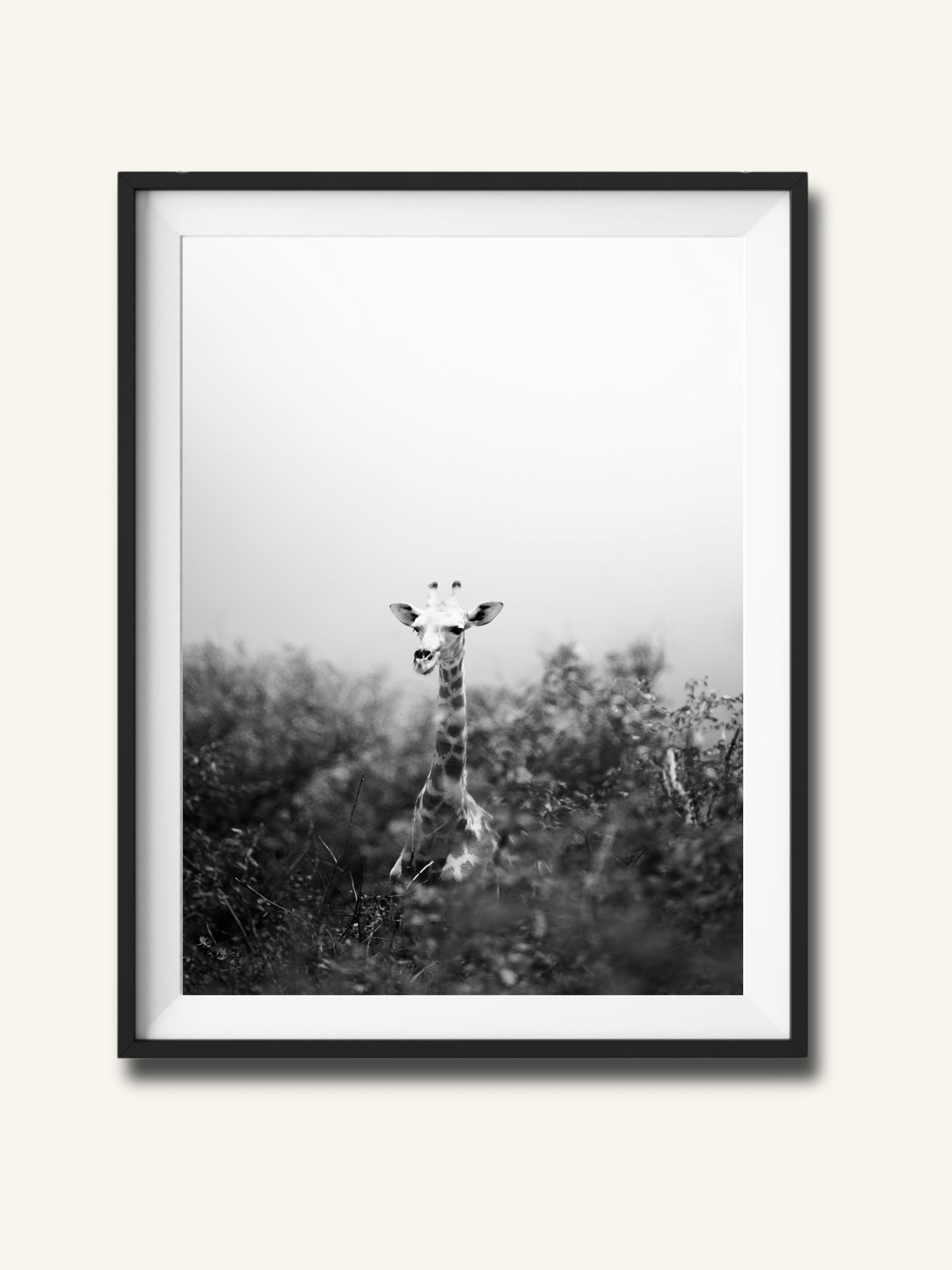 Giraffe im Busch